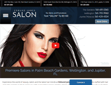 Tablet Screenshot of edmundjamessalon.com
